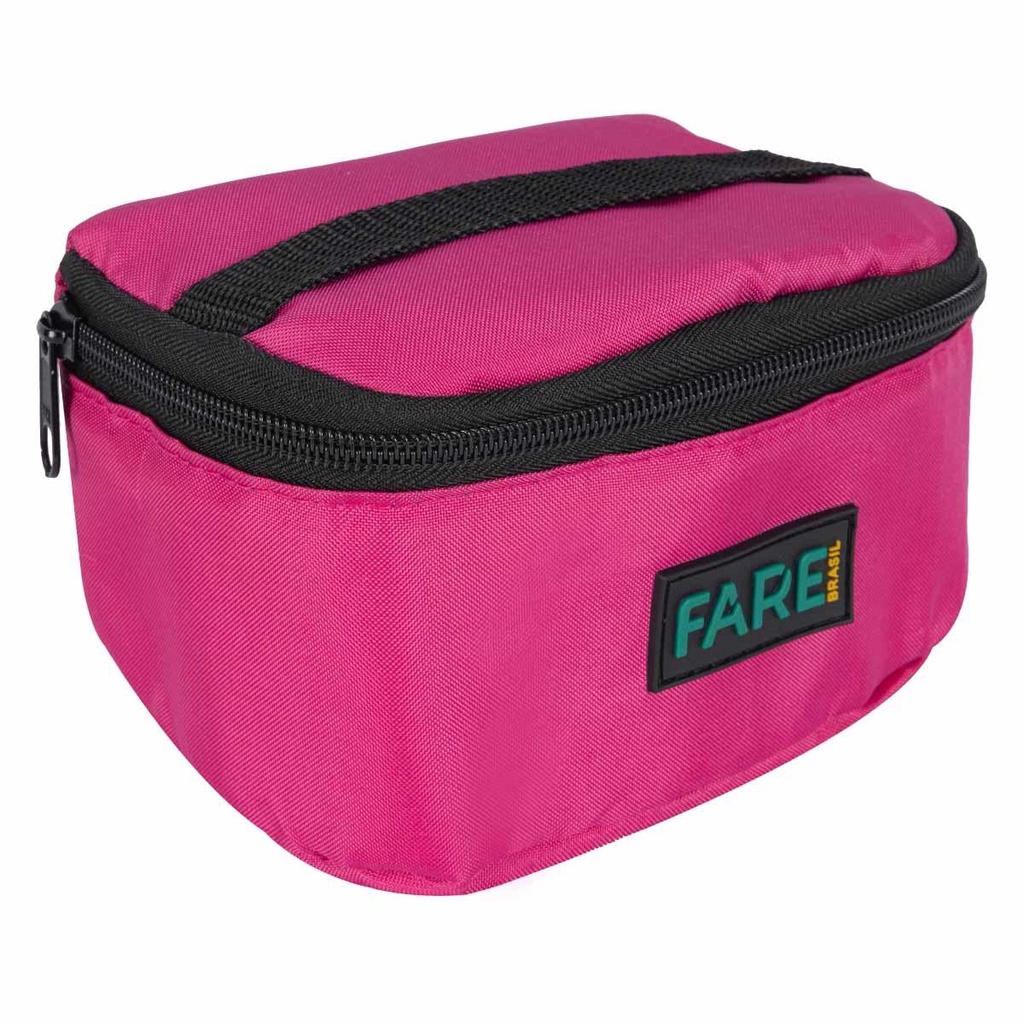 Bolsa Térmica Cooler 1 Litro com Alça Removível e Regulável Lancheira Fare Brasil - Sports & Outdoors