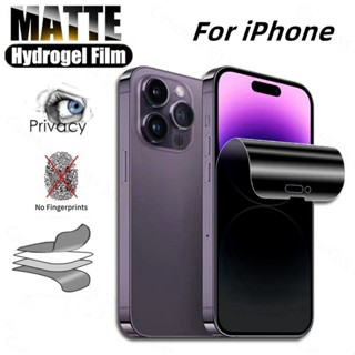 Protetor De Tela De Privacidade Compatível Para IPhone 15 14 13 12 11 Pro Max 12 13 mini XR X SE Filme Hidrogel Anti-Espionagem Cobertura Total
