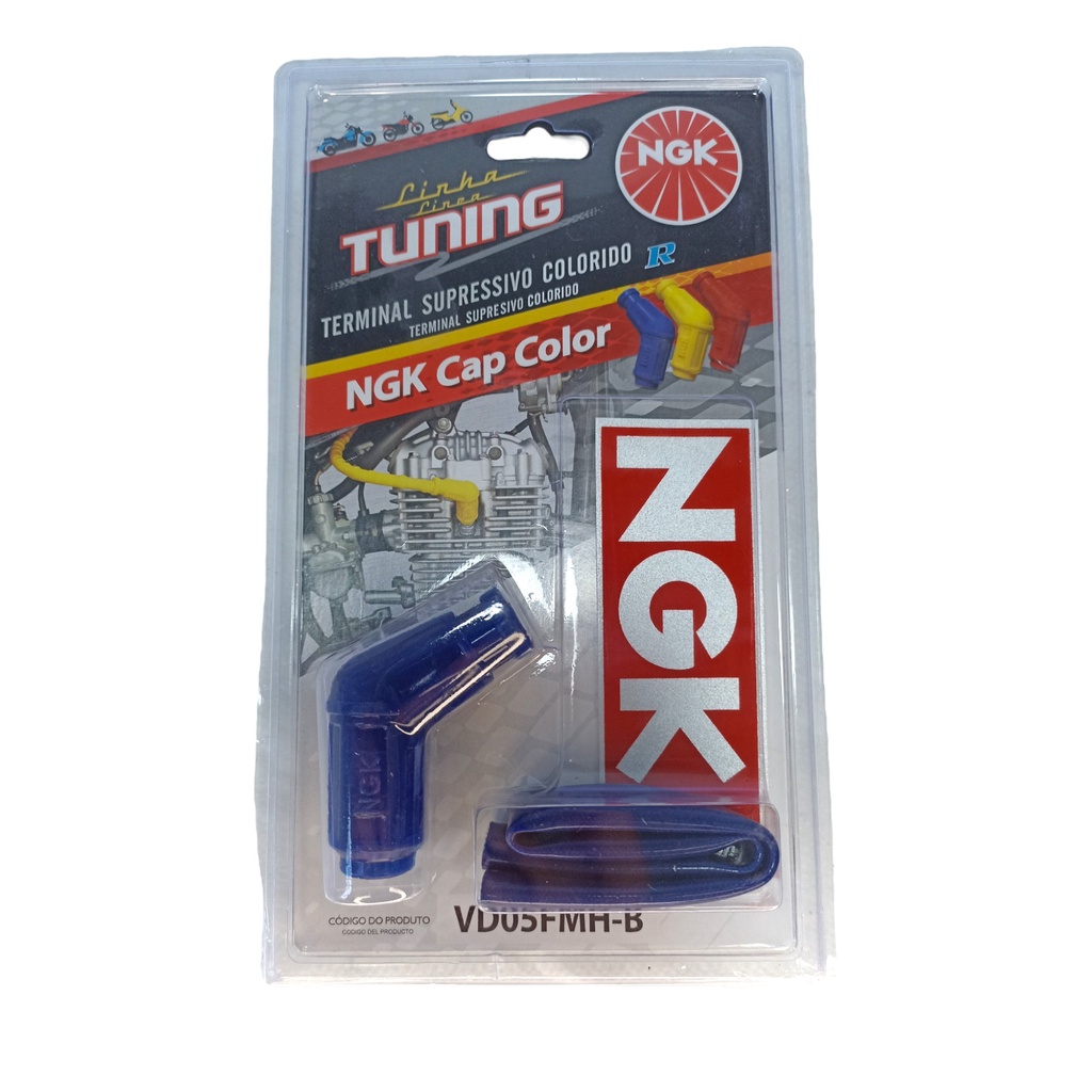Cachimbo Vela Ngk Cg 150 Fan Esdi 2010 2011 a 2015 Cg 150 Titan Esd 2004 2005 a 2015  Tuning Azul em Oferta na Shopee