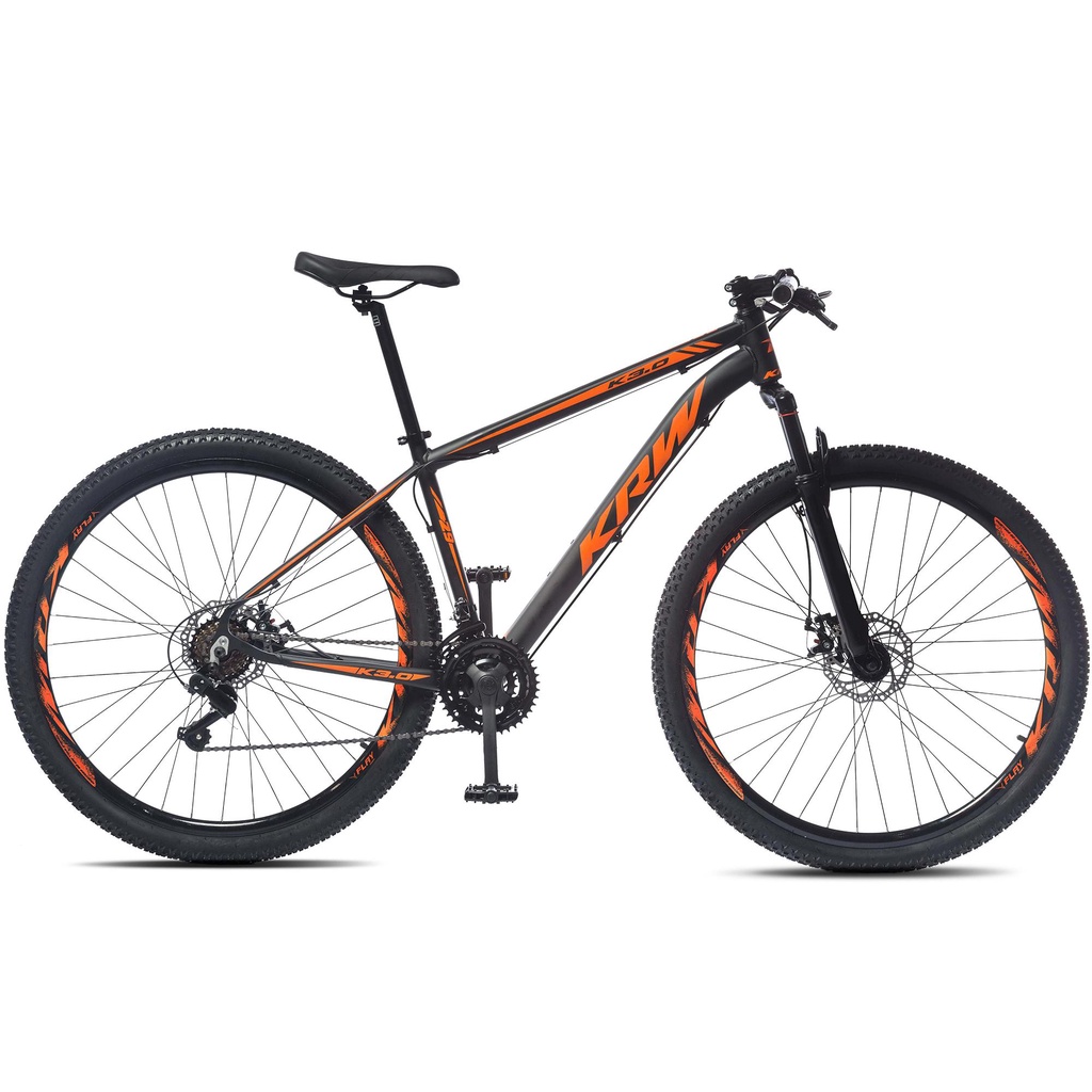 Bicicleta Aro 29 KRW Alumínio Shimano TZ 21 Vel Freio a Disco Ltx S21