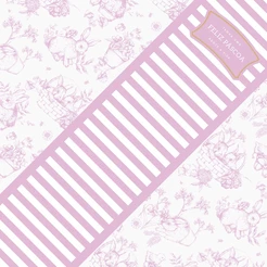 Saco Express 44x44cm para Ovos de 500g a 750g - Clássico Francês Rosa - 05 unidades - Cromus - Rizzo Distribuidora