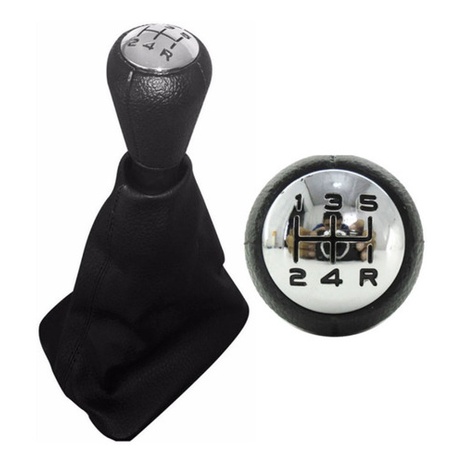 Manopla Bola + Coifa Câmbio Peugeot 206 207 Sw 1998 A 2012
