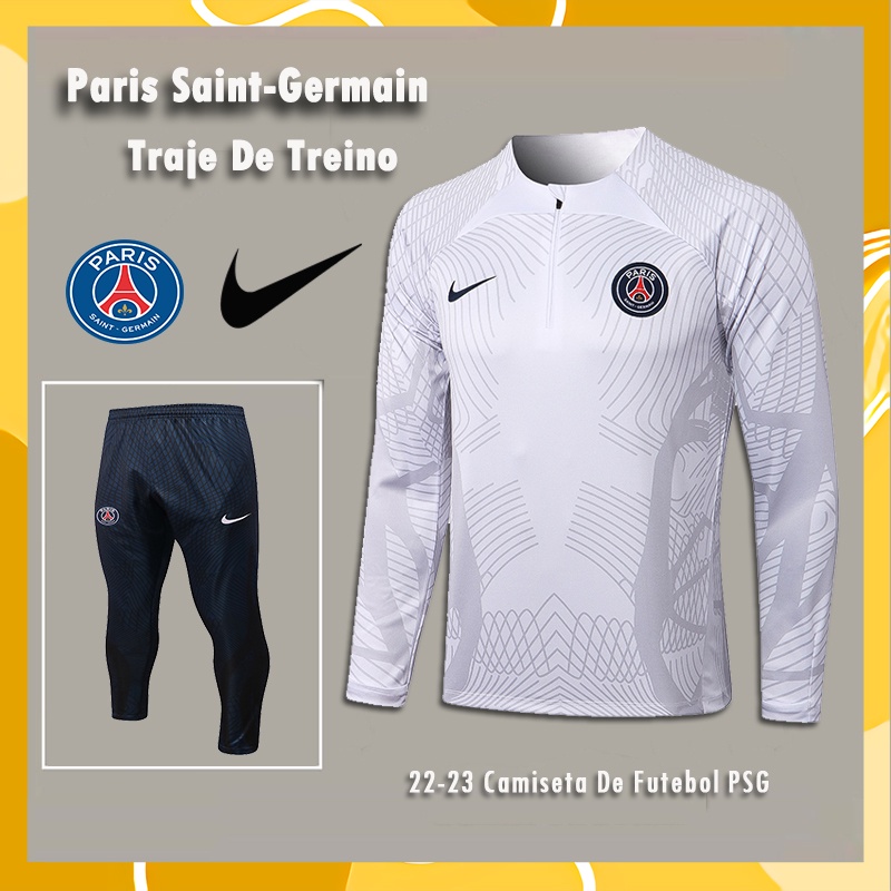 Camisa Paris Saint Germain psg Third Shirt Branca 22/23