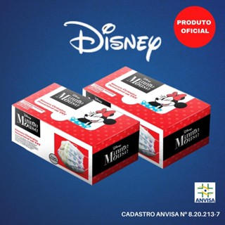 MÁSCARA FÊNIX DESCARTÁVEL INFANTIL DISNEY MINNIE MOUSE PACK 80 UNIDADES 2X40 UN