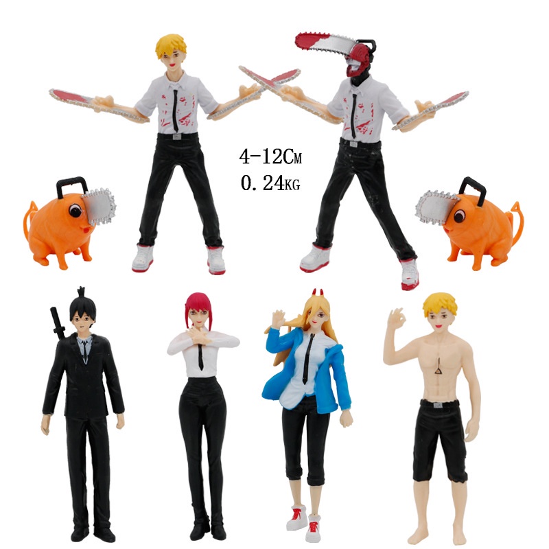 Em promoção! 8cm Motosserra Homem Pochita Anime Figura 1580 A Ação Do Poder  Figura Motosserra Homem Denji/poder Estatueta De Adultos Modelo De  Brinquedos