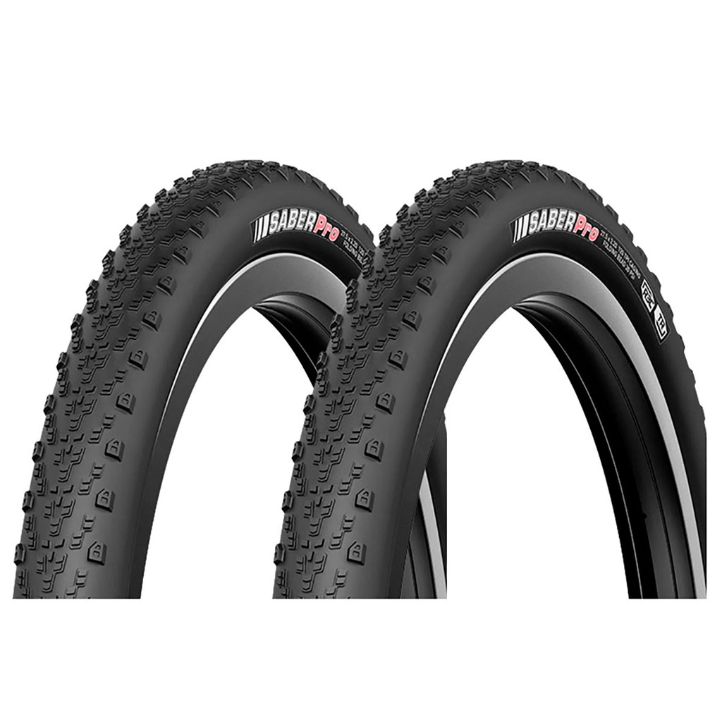 Par Pneu Bike Aro 29 X 2.35 Saber Pro Kevlar Tubeless Kenda