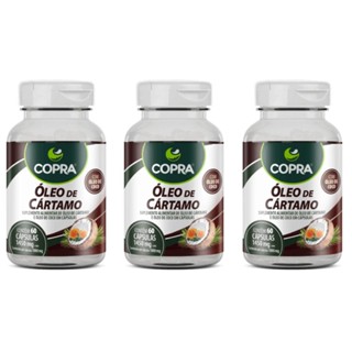 Kit 3uni Óleo de Cártamo + Coco 60 cáps - Copra