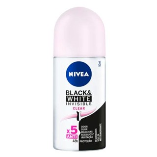Desodorante Roll On Nívea Invisible Black & White Clear 50ml