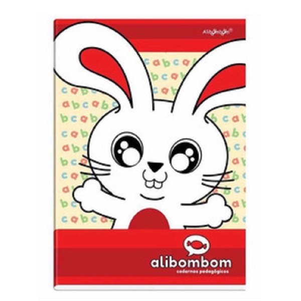 Kit 3 Caderno Brochurão Flexivel C/Pauta Alibombom 60 Folhas
