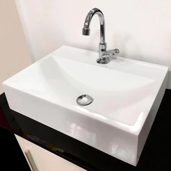 Kit Cuba Inspira Branca com Torneira DL04 e Válvula ABS Cromada