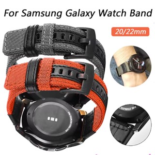 A Pulseira De Nylon De 22mm É Adequada Para Relógio Samsung Galaxy 3 4 5 Pro 46mm Banda Tecida Amazfit Band 20mm 22mm