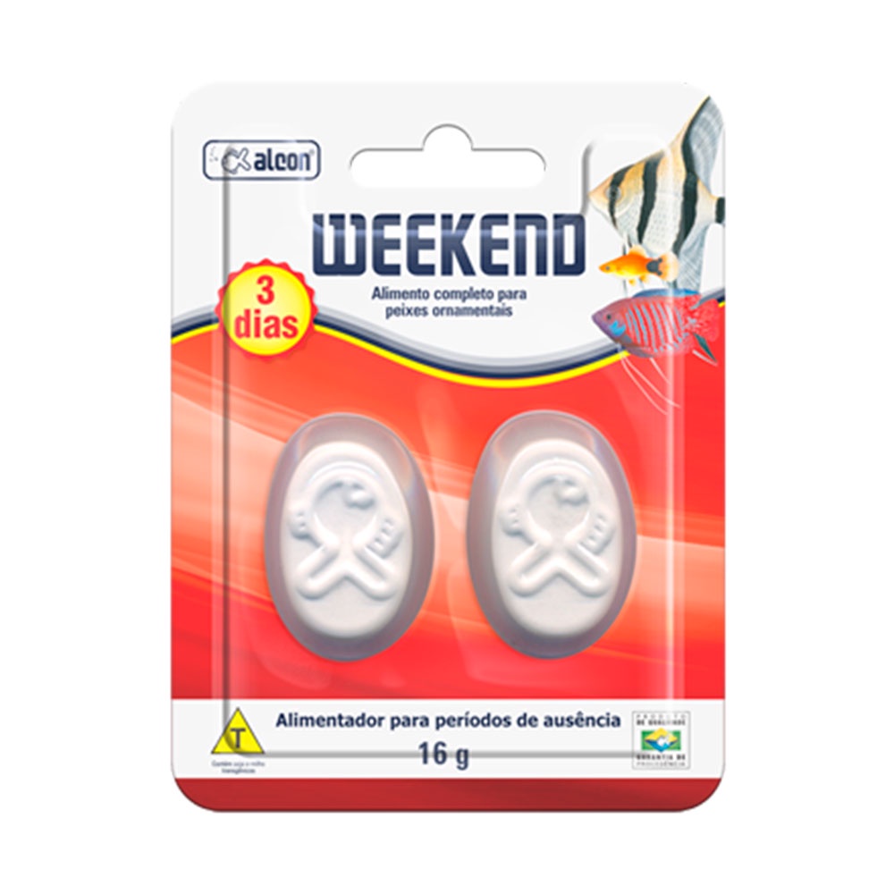 Ração Para Peixes 3 Dias Weekend Alcon 16g - Pets