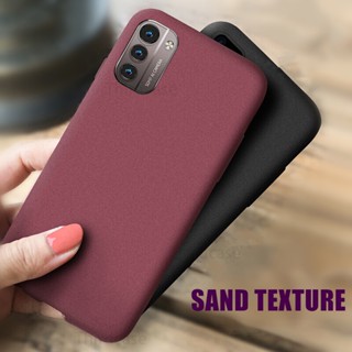 Capas De Silicone De Textura De Areia Para Nokia G60 G50 G21 G11 G20 G30 8.3 5.4 5.3 3.4 2.3 6.2 7.2 Proteção Da Câmera Capa Fosca