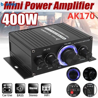 Ak170 400w Hifi Rádio Fm Estéreo Digital Amplificador de Áudio Do Carro Para Casa mini-Amplificador de Baixa Distorção do Som Alto BRAVEY