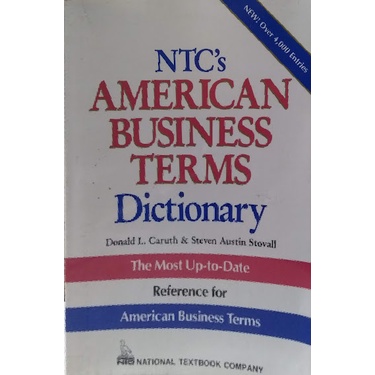 NTCs american business terms dictionary