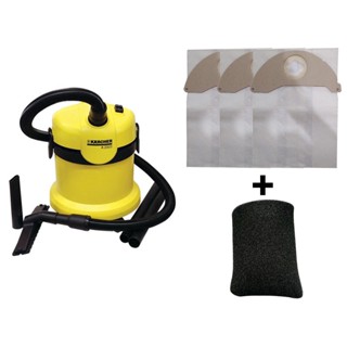 Kit 3 Sacos Descartáveis Aspirador Karcher A2003 + Filtro