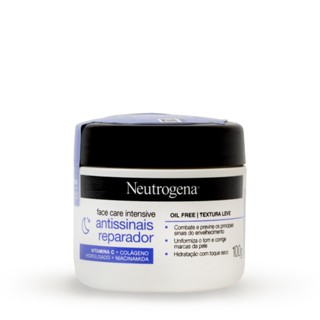 Hidratante Facial Antissinais Reparador Neutrogena Face Care Intensive, 100G
