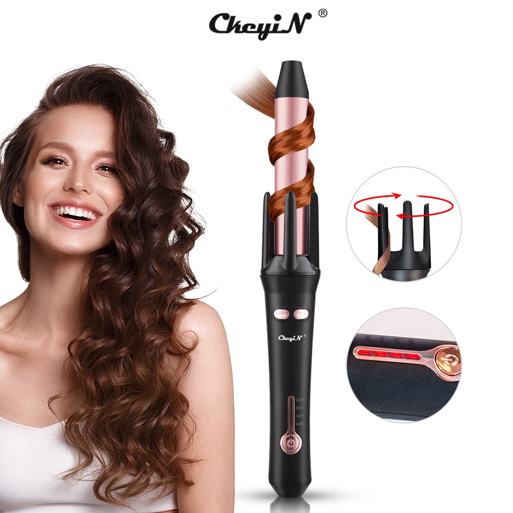 CkeyiN 26mm Modelador De Cabelo Automatico Ferro De Enrolar ...