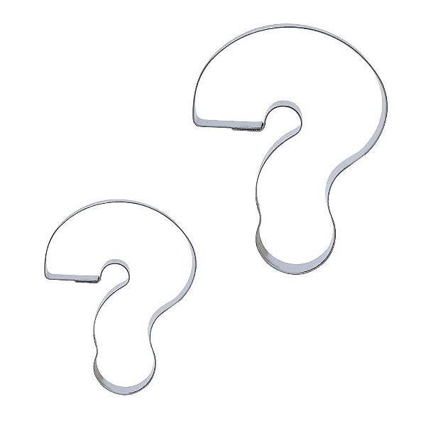 Cortador Kit Ponto de Interrogação Ref. 281 RR Cortadores Rizzo Confeitaria