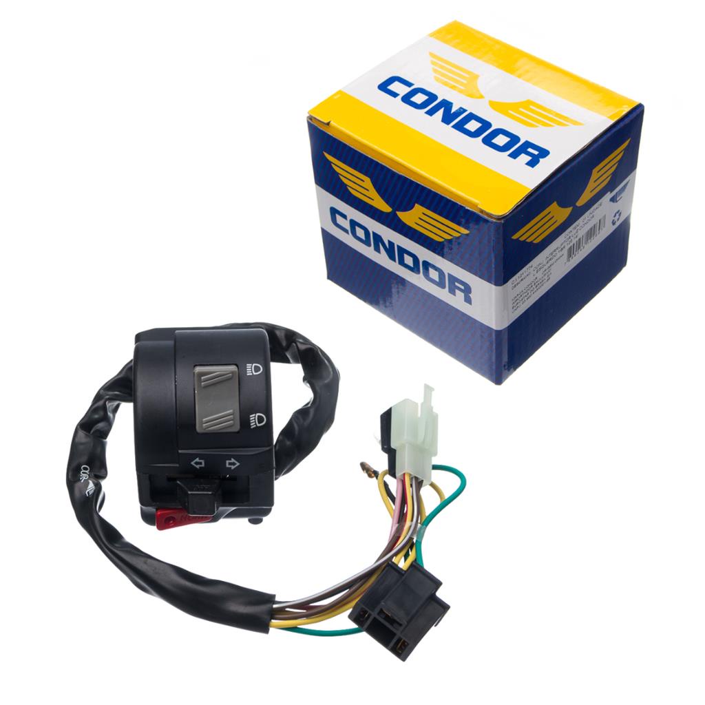 Punho Chave Luz Pisca Buzina Yamaha Ybr 125 Factor 2014 + em Oferta na Shopee