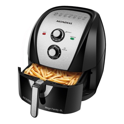 Fritadeira Eletrica Air Fryer Mondial Afn 80 Bi 8l Sem Oleo