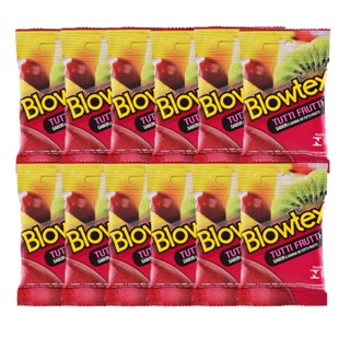 Kit 12 Pacotes Preservativo Blowtex Tutti-Frutti C/ 3 Unidades Cada