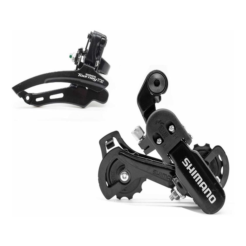 Cambio Dianteiro/traseiro Shimano Tz31 S/gancheira Bike 7v