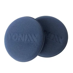 Aplicador de Espuma Vonixx Kit 2 Unidades Cinza Cera Polidor Silicone Pneu Plástico Automotivo
