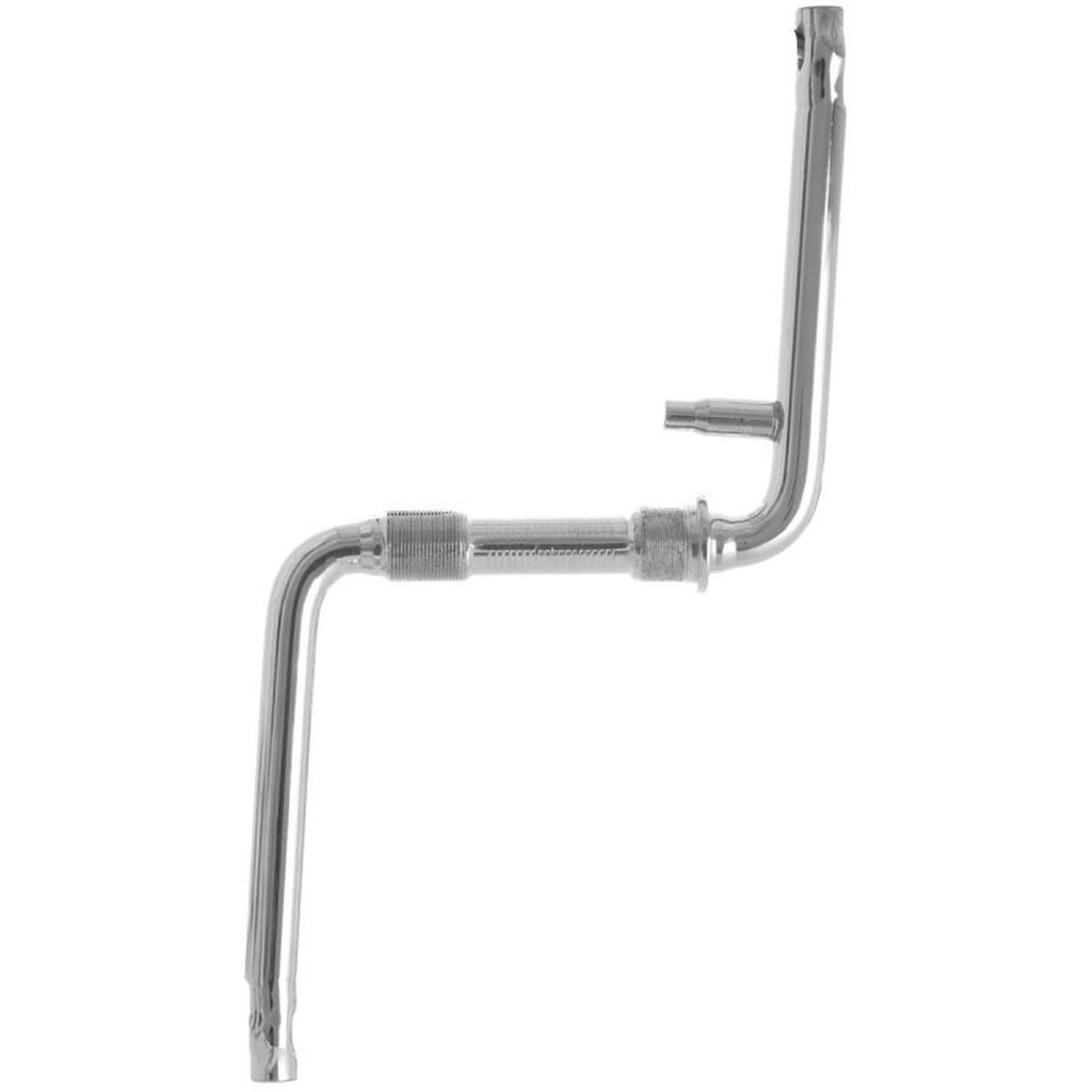 Pedivela Bicicleta Em Aço Resistente Ultra Bikes Monobloco 140 Mm Preto Cromado