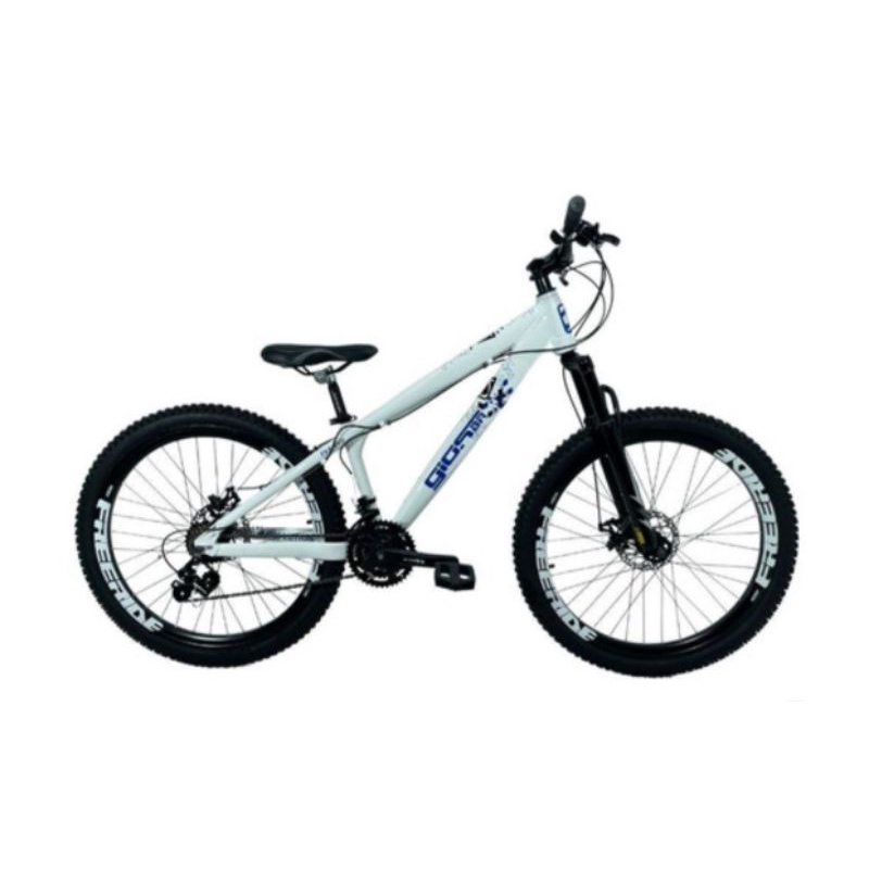 Bicicleta Aro 26 FRX Freeride 21 Velocidades Branco Gios