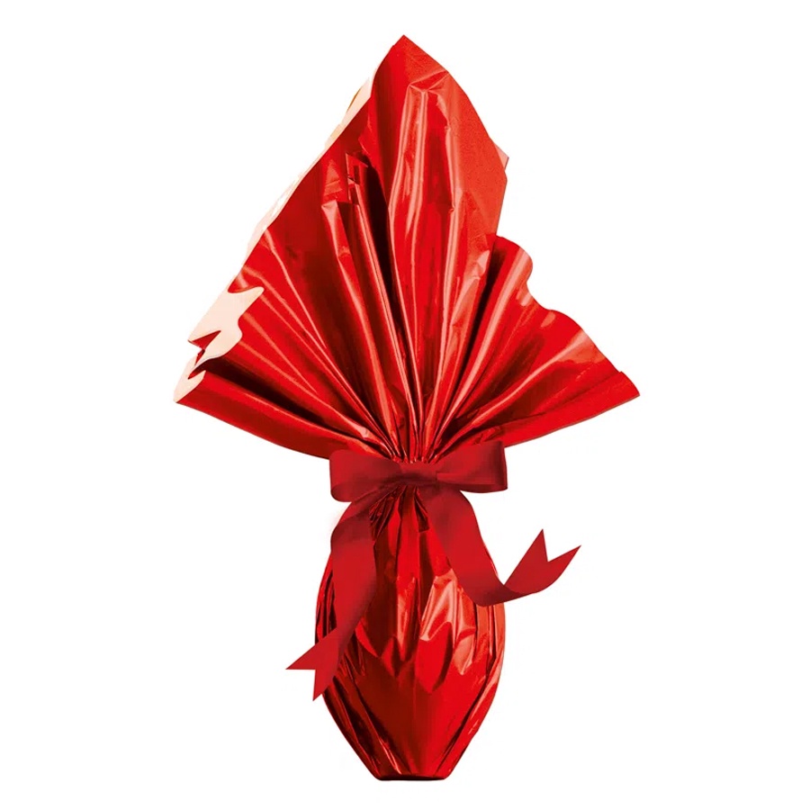 Saco Express para Ovos de 250g a 350g - Vermelho com 5 unidades - 35x35cm - Cromus Páscoa - Rizzo
