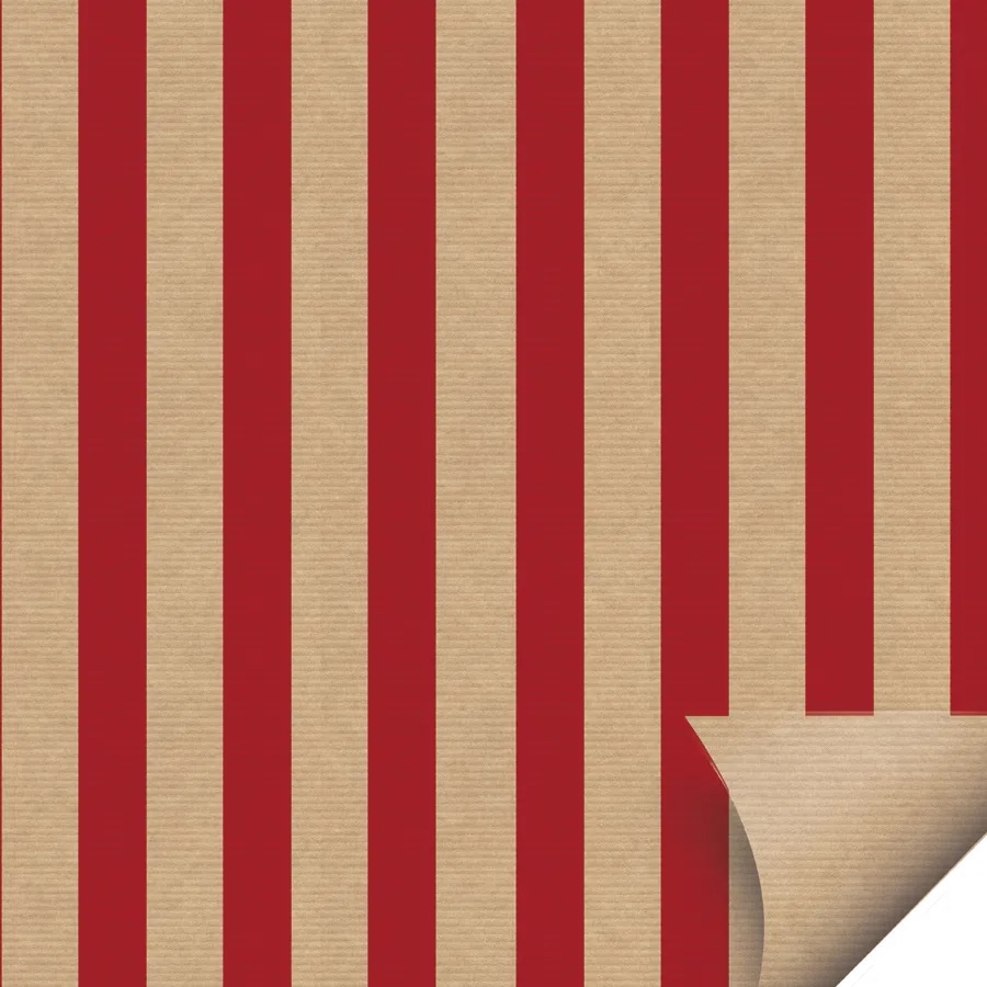 Folha para Ovos de Páscoa Papel Kraft Listras Vermelho - 69 x 89 cm - 5 unidades - Cromus Páscoa - Rizzo em Oferta na Shopee