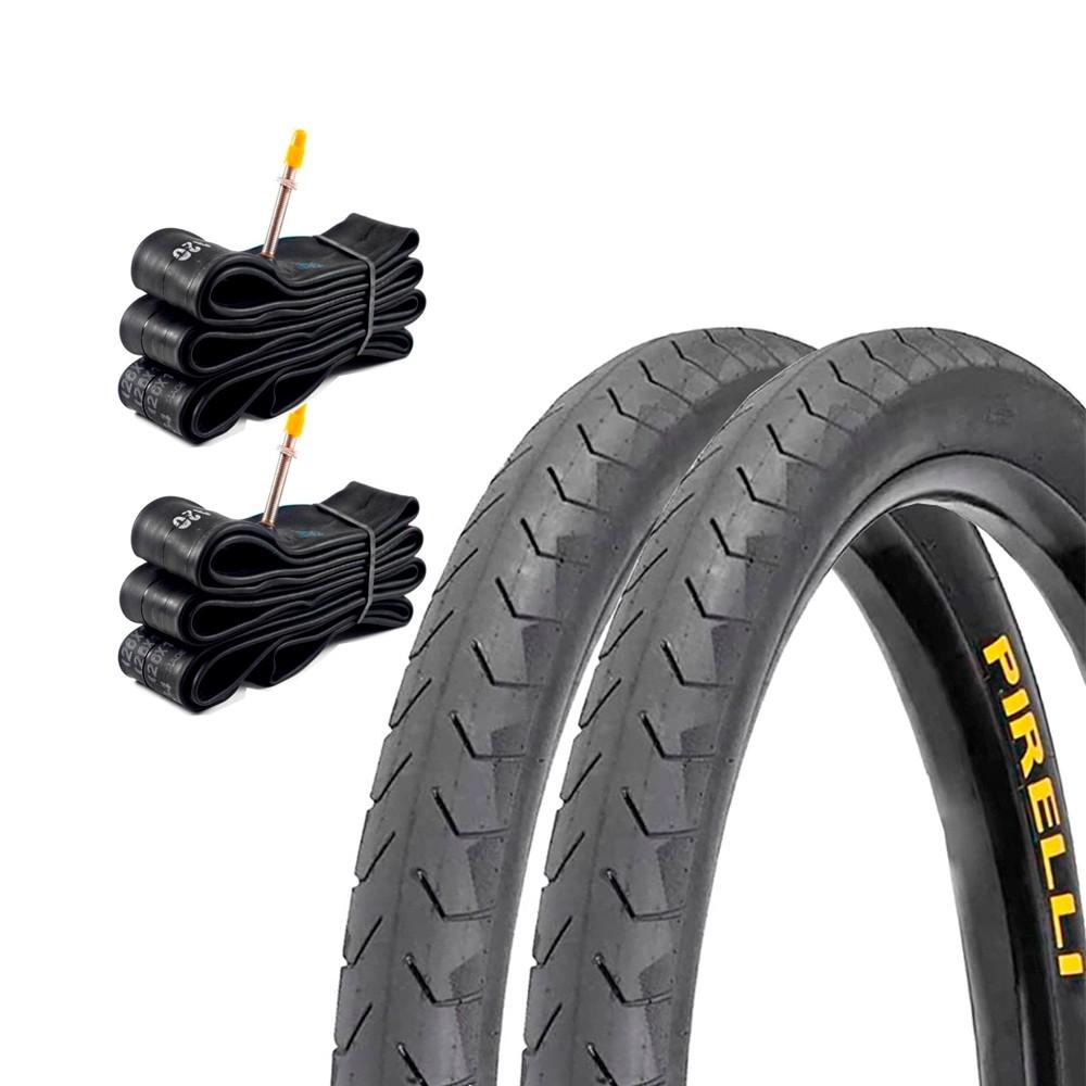 Par Pneu Pirelli Phantom Street 29x1.95 + 2 Câmaras Pirelli PR-29 Aro 29 Bico Fino em Oferta na Shopee