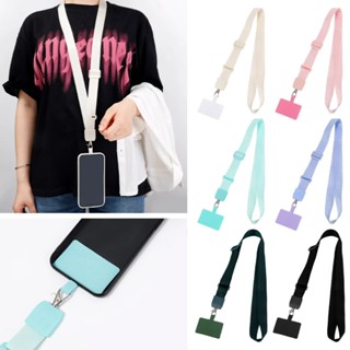 Cordão De Nylon Flexível Ajustável Patch Corda Macia Universal Anti Perda Telefone Alça Para Acessórios Pendurar Pescoço Colorido Removível