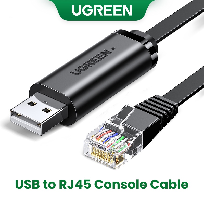 Cabo De Console Ugreen USB Para RJ45 RS232 Adaptador Serial Roteador Cisco 1.5m RJ 45 8P8C Conversor em Oferta na Shopee