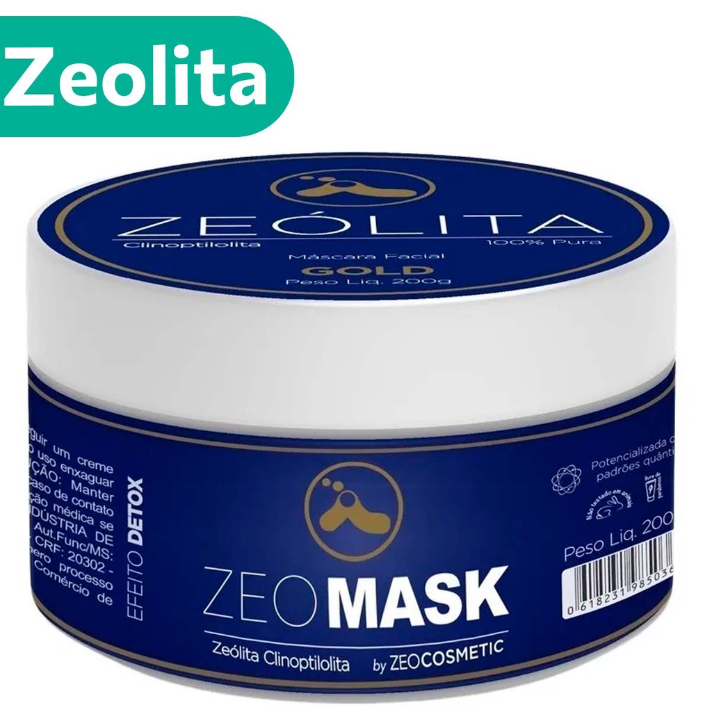 Zeólita  Premium Gold Clinoptilolita  Potencializada Zeólita Cubana Dr. Thomas 200g Original