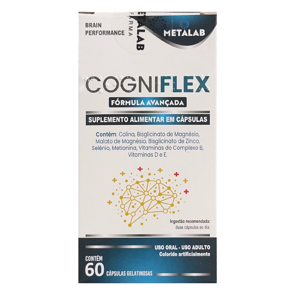 Cogniflex Com 60 cápsulas Gelatinosas em Oferta na Shopee