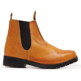 Botina Masculina Couro Legitimo Solado De Pneu Resistente em Oferta na Shopee