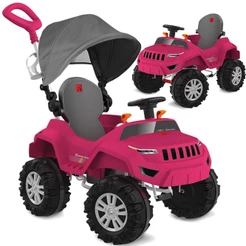 Carrinho Passeio Pedal Bandeirante Superjipe com Capota Pink