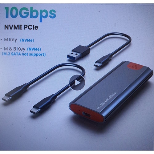 Case M2 SSD OTG nvme usb tipo c gen2 10gbps pcie ssd gabinete m.2 nvme caso adaptador externo para 2230 2242 2260 2280 m