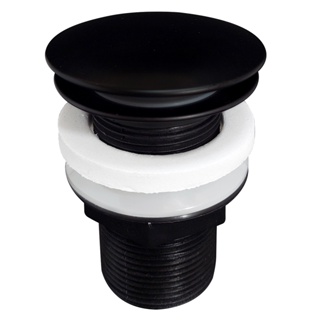 Ralo De Pia Preto Fosco 1 1/4 Valvula Click Cuba Banheiro Black Valvula de escoamento para Bancada em Oferta na Shopee