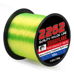 Linha De Pesca Sougayilang 100M 7 Cor 0.14mm-0.50mm Max Drag 7-38lb