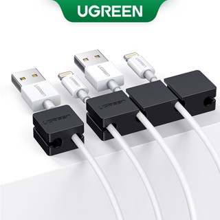 Ugreen Cabo Clipes Organizer Silicone Gestão De USB Flexível Winder Suporte Para Mouse Fone De Ouvido