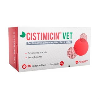 Suplemento Alimentar Avert Cistimicin Vet Para Cães E Gatos 30 Comprimidos em Oferta na Shopee