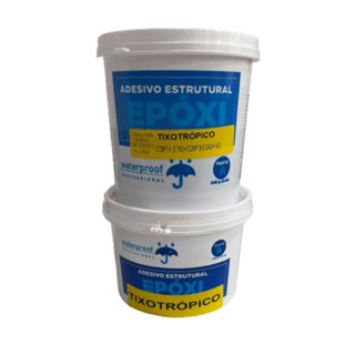 Adesivo Epóxi Tix (Tixotrópico) Adesivo Estrutural MF (1 Kg) - WATERPROOF