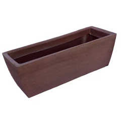 vaso para planta natural artificial jardineira em polietileno 40x19x15