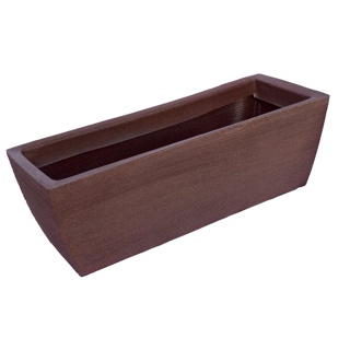 vaso para planta natural artificial jardineira em polietileno 40x19x15 em Oferta na Shopee
