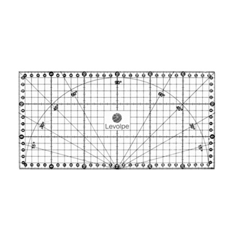 Régua Acrílico 15x30 Cm Milimetrada Patchwork Artesanato Scrapbook em Oferta na Shopee