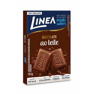 Chocolate Linea Diet Zero Acucar Ao Leite 1 Barra 30g em Oferta na Shopee