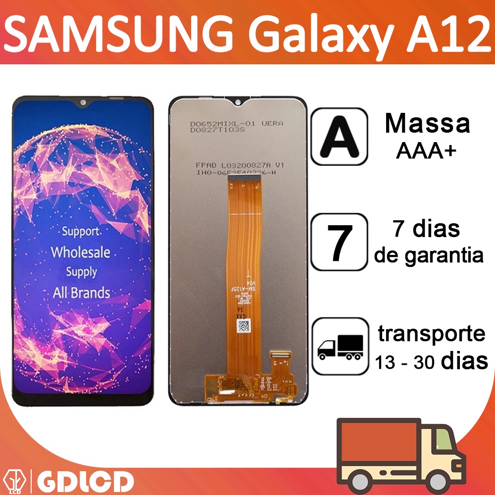 Tela Touch Lcd Para Samsung Galaxy A12 A125F A125 Display Tela Touch